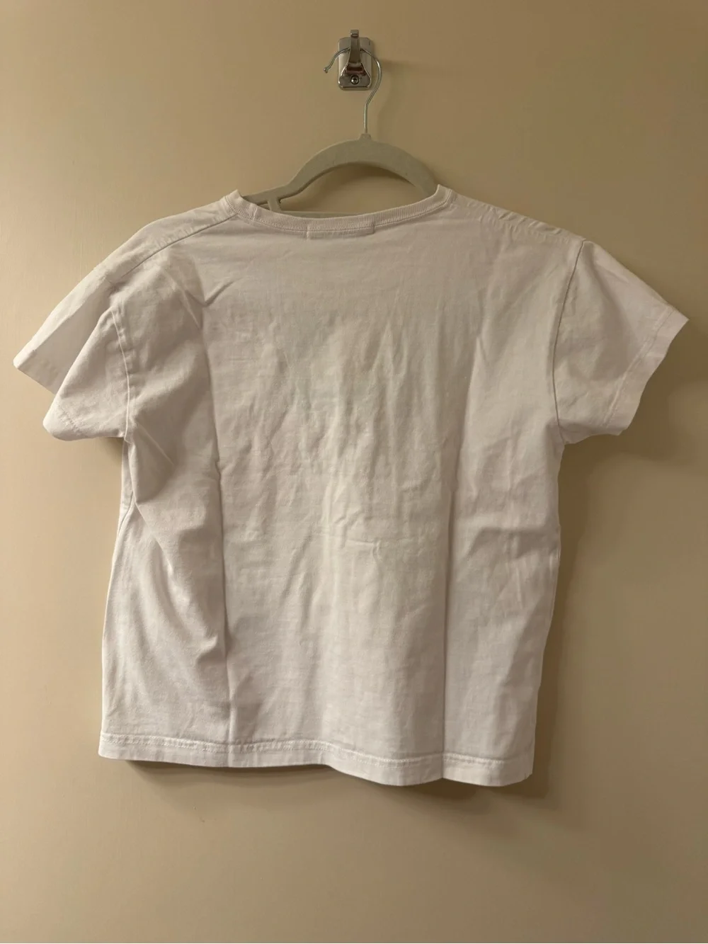 VTG Swan Works Embroidered Cats & Bird Graphic T-Shirt White Sz S Cottagecore